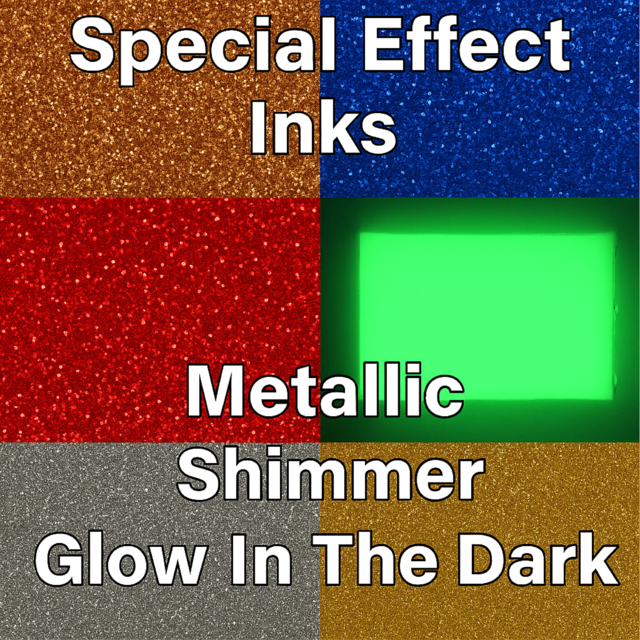 Metallic Inks, Shimmer Ink