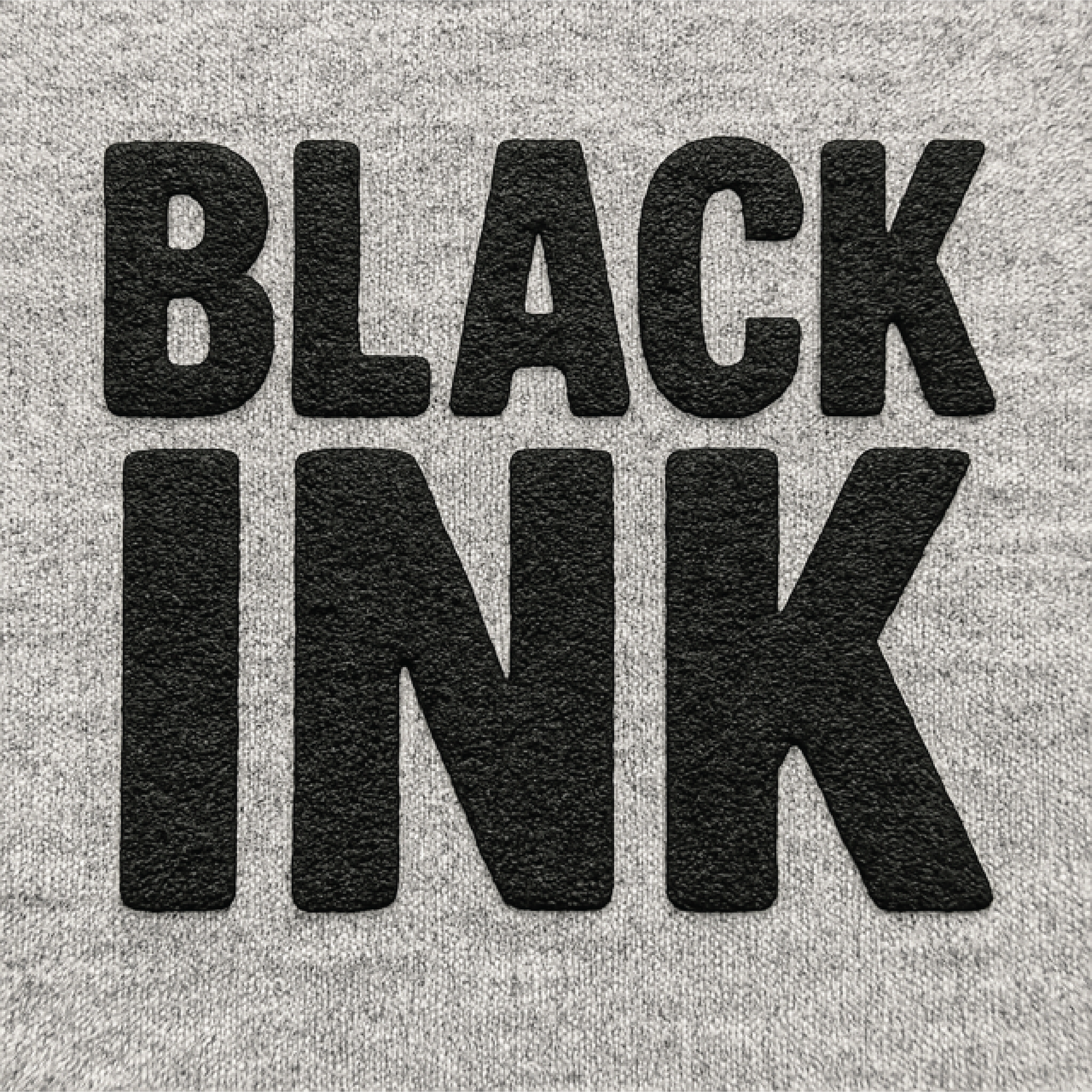 Black Screen Print Ink
