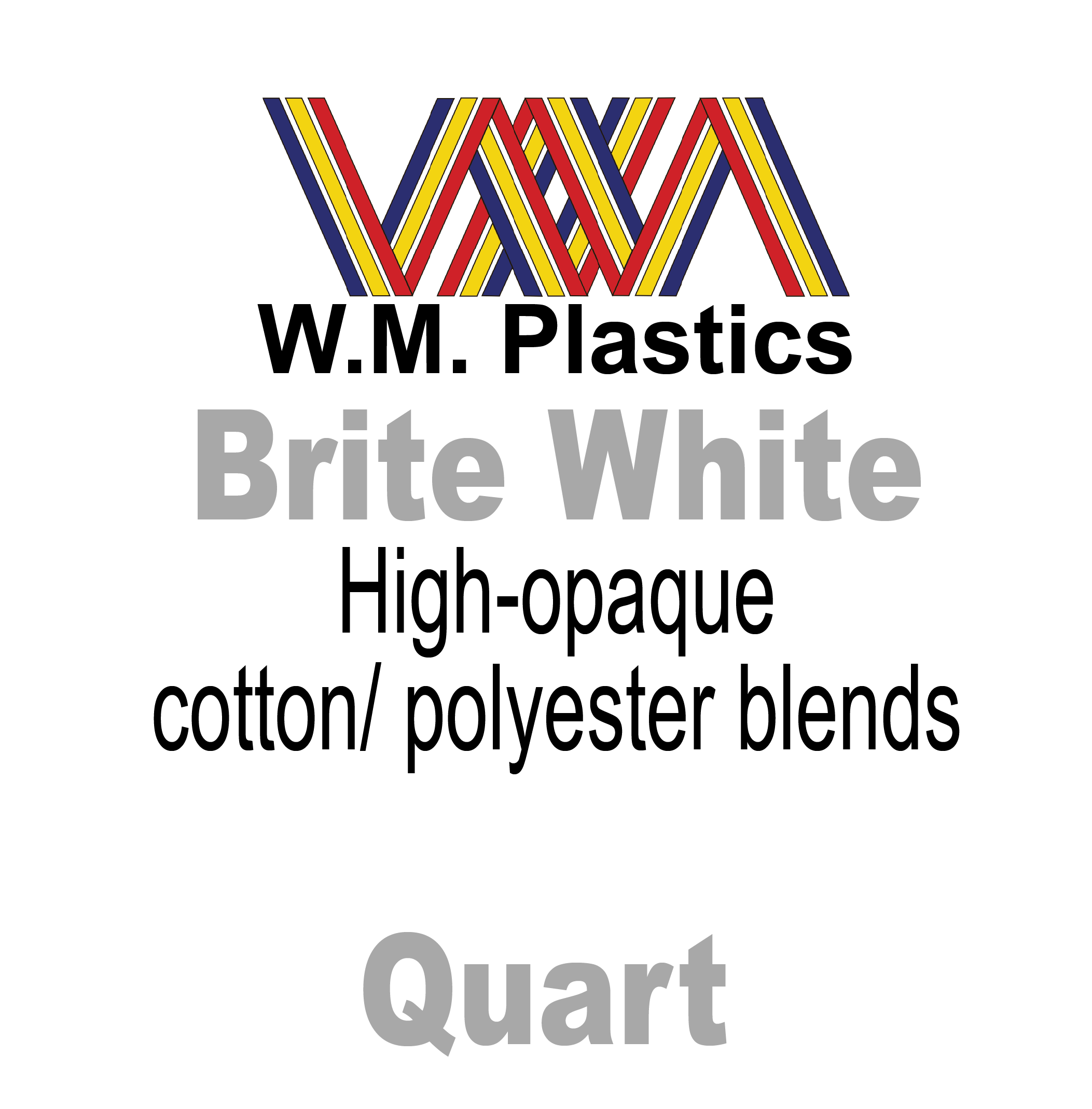 WM Plastics Printing Brite White Ink