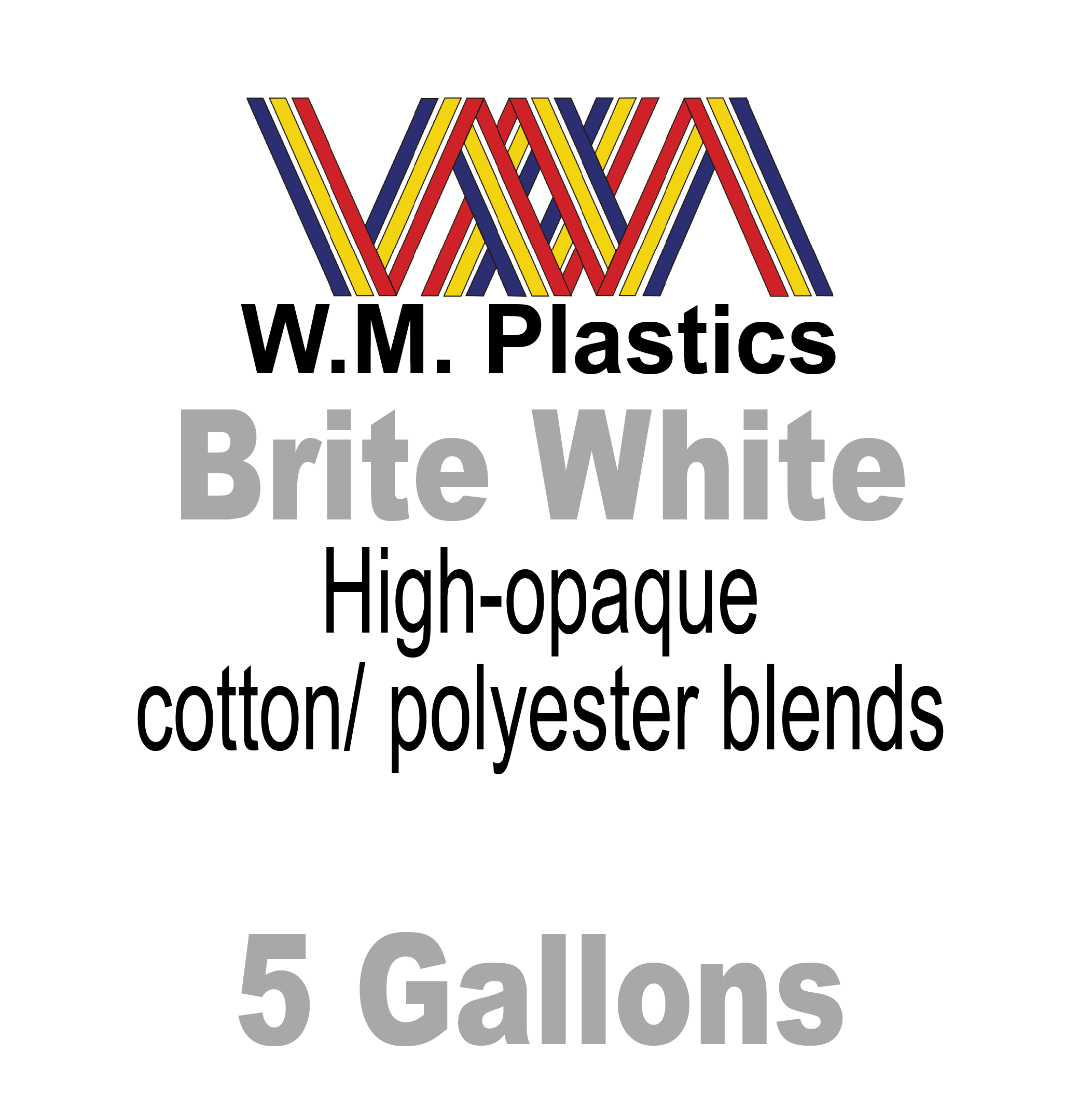 WM Plastics Screen Print Brite White Ink