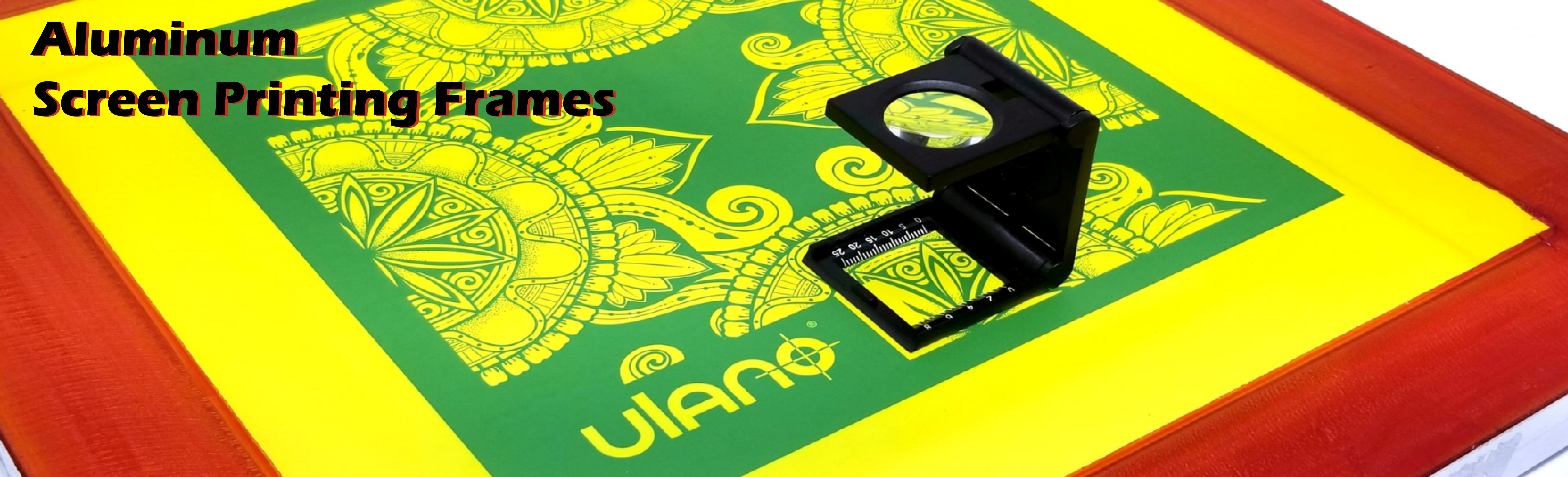 Aluminum screen frame stack for Arizona print shop