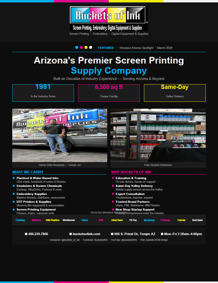 Buckets of ink tempe tribune