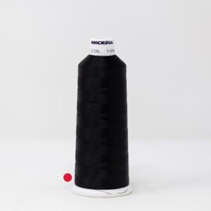 921-1000 MADEIRA CLASSIC RAYON #30 WEIGHT Cone Black Thumbnail
