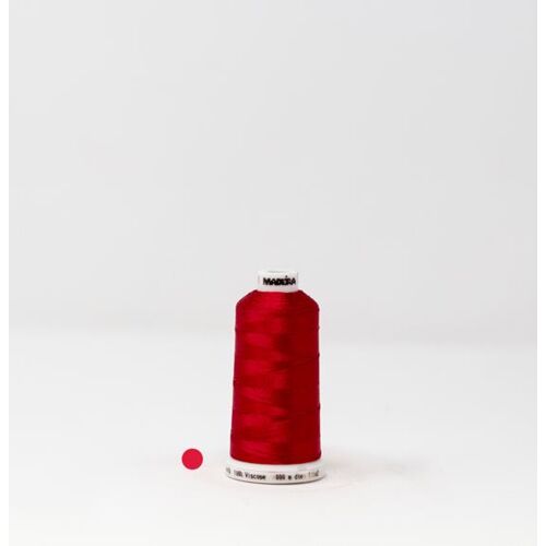 914-1081 MADEIRA CLASSIC RAYON #30 AZALEA RED Thumbnail