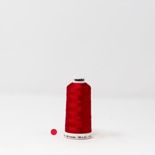 914-1081 MADEIRA CLASSIC RAYON #30 AZALEA RED Thumbnail
