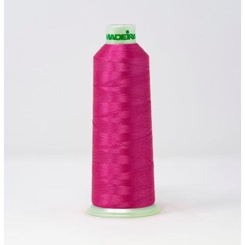 718-6990 MADEIRA POLYNEON GREEN #40 PINK ROSE Thumbnail