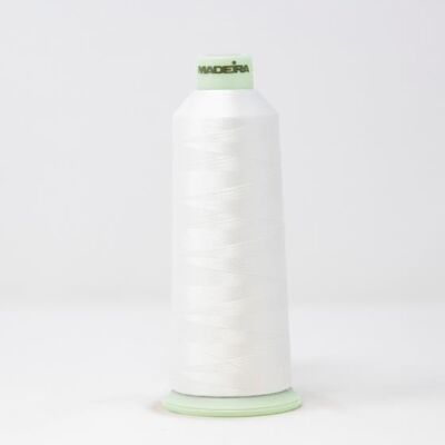 718-6802 MADEIRA POLYNEON GREEN #40 WHITE Thumbnail