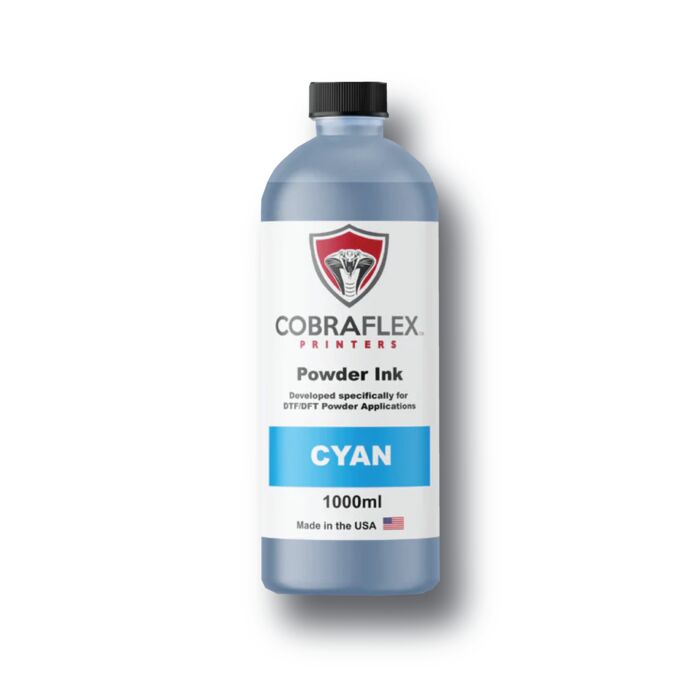 American Made CobraFlex Cyan DTF Ink 1L Thumbnail
