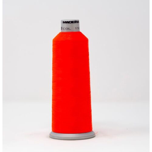 918-1908 Madeira Polyneon #40 WEIGHT (5500 yard) Fluorescent Pink Cone Thumbnail