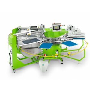 ROQ Ready P08 XL with 1 pretreat station, 2 flash cures, 2 heat presses-DIGI-RRXLP08-1PT-2FC-2HP Thumbnail