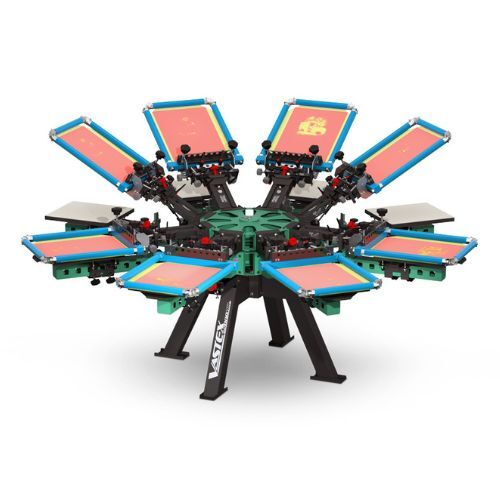 V-2000HD - Industrial Screen Printer (Rear Clamp)- 8 Station, 8 Color - V2HD-88 Thumbnail