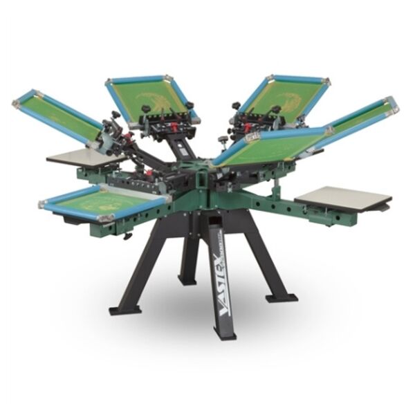 V-2000HD - Industrial Screen Printer (Rear Clamp)-4 Station, 8 Color-V2HD-48 Thumbnail