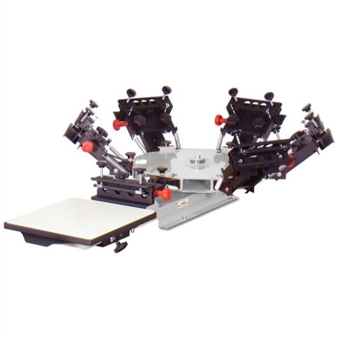V1-T16-V-1000 - Commercial Screen Printer-1 Station, 6 Color TT Printer Thumbnail