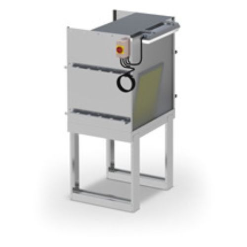 VWB-3627-AC-VRSPinRegistration&WashoutBoothsScreenRacks-Washout Booth w/ 4 shelves Thumbnail