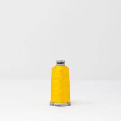 919-1971 MADEIRA POLYNEON #40 WEIGHT 1100d SPOOL YELLOW Thumbnail