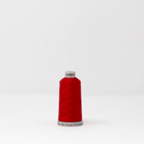 919-1637 MADEIRA POLYNEON #40 WEIGHT 1100yd SPOOL RED Thumbnail