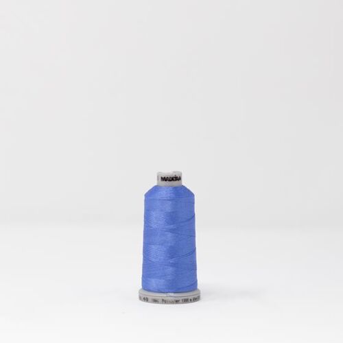919-1830 MADEIRA POLYNEON #40 WEIGHT 1100d SPOOL BLUE Thumbnail