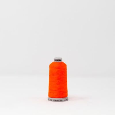919-1837 MADEIRA POLYNEON #40 WEIGHT 1100yd SPOOL RED ORANGE Thumbnail