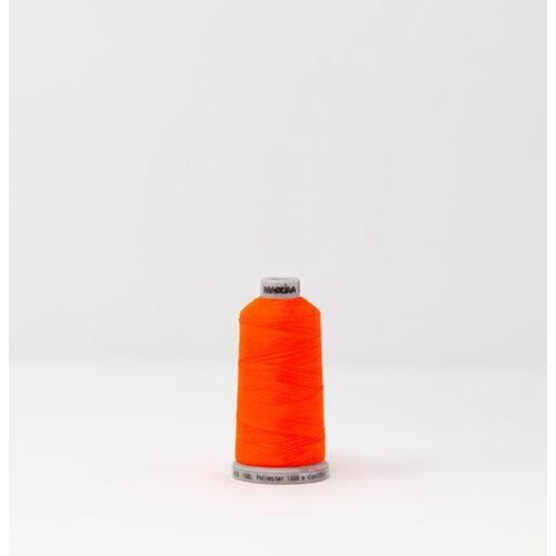 919-1837 MADEIRA POLYNEON #40 WEIGHT 1100yd SPOOL RED ORANGE Thumbnail