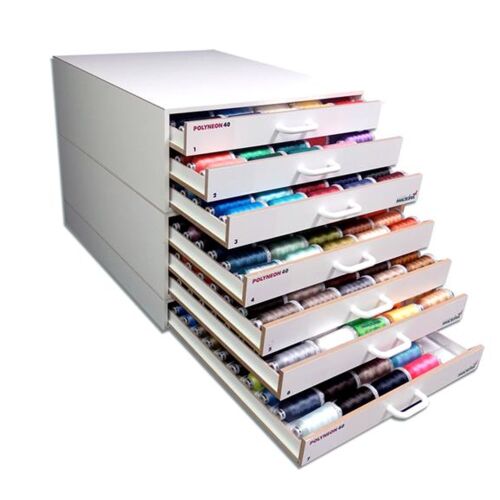 919-413 MADEIRA POLYNEON #40 WEIGHT 3pc 413 SOLID COLOR ASST Thumbnail