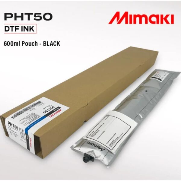 Mimaki PHT50 Black DTF Ink 600ml Thumbnail