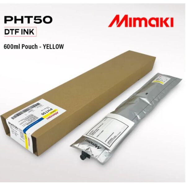 Mimaki PHT50 Yellow DTF Ink 600ml Thumbnail