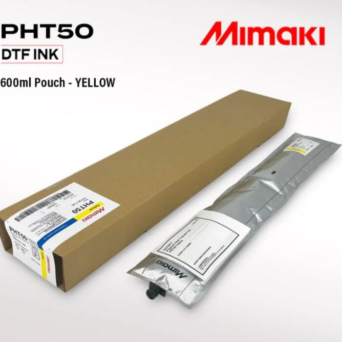 Mimaki PHT50 Yellow DTF Ink 600ml Thumbnail