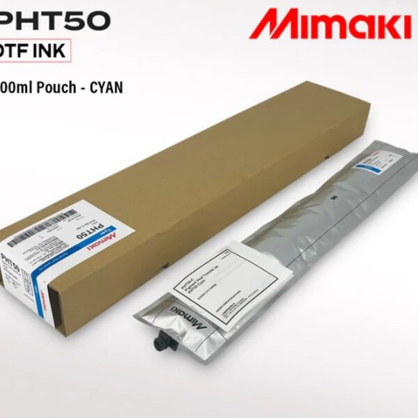 Mimaki PHT50 Cyan DTF Ink 600ml Thumbnail