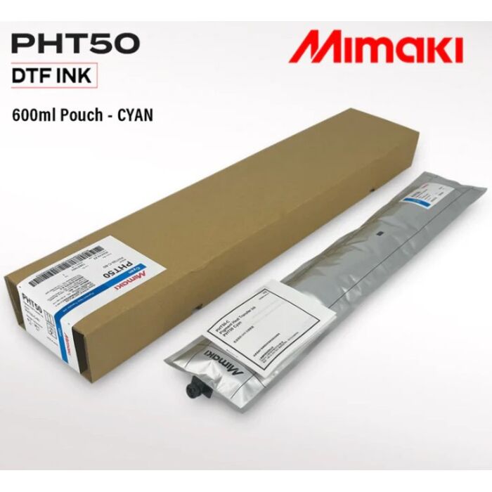 Mimaki PHT50 Cyan DTF Ink 600ml Thumbnail
