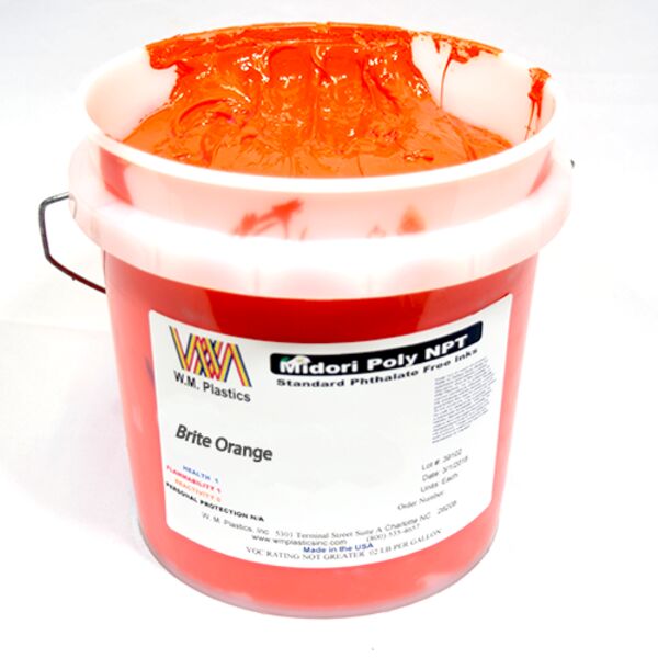 Brite Orange All Purpose Ink Gallon Thumbnail