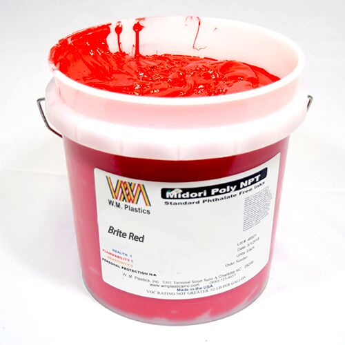 Brite Red All Purpose Ink Gallon Thumbnail