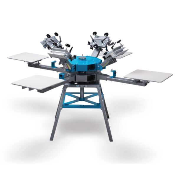 Workhorse Odyssey 4 Color, 4 Station Screen Printing Press Thumbnail