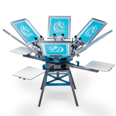 Workhorse Odyssey 6 Color, 4 Station Screen Printing Press  Thumbnail