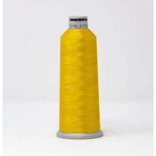 918-1724 MADEIRA POLYNEON #40 WEIGHT (5500 yard) CONE Yellow Thumbnail