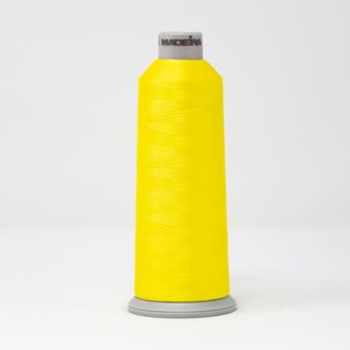 918-1623 MADEIRA POLYNEON #40 WEIGHT (5500 yard) CONE Yellow Thumbnail
