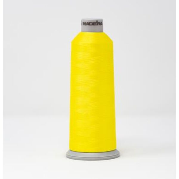 918-1623 MADEIRA POLYNEON #40 WEIGHT (5500 yard) CONE Yellow Thumbnail