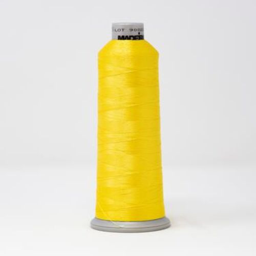 918-1735 MADEIRA POLYNEON #40 WEIGHT (5500 yard) CONE Yellow Thumbnail
