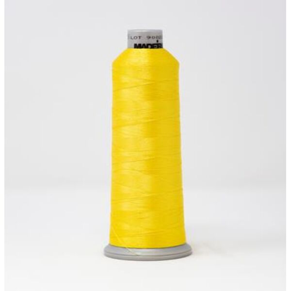918-1735 MADEIRA POLYNEON #40 WEIGHT (5500 yard) CONE Yellow Thumbnail