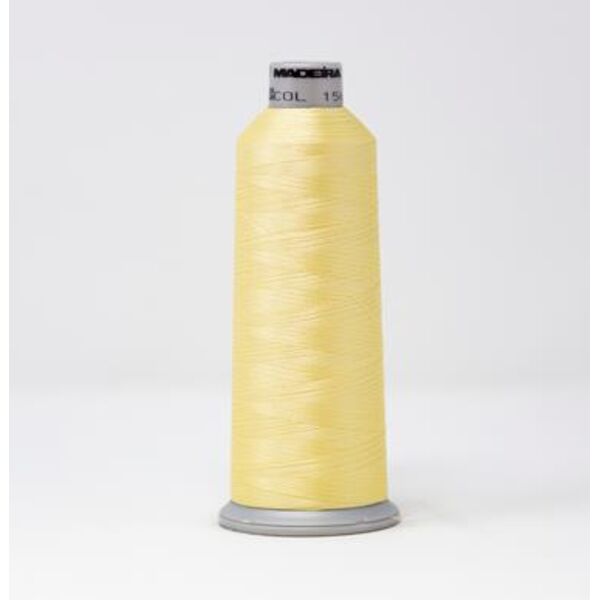 918-1561 MADEIRA POLYNEON #40 WEIGHT (5500 yard) CONE Yellow Thumbnail