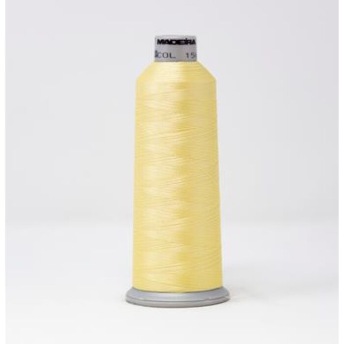 918-1561 MADEIRA POLYNEON #40 WEIGHT (5500 yard) CONE Yellow Thumbnail