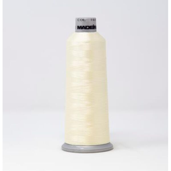 918-1661 MADEIRA POLYNEON #40 WEIGHT (5500 yard) CONE Yellow Thumbnail