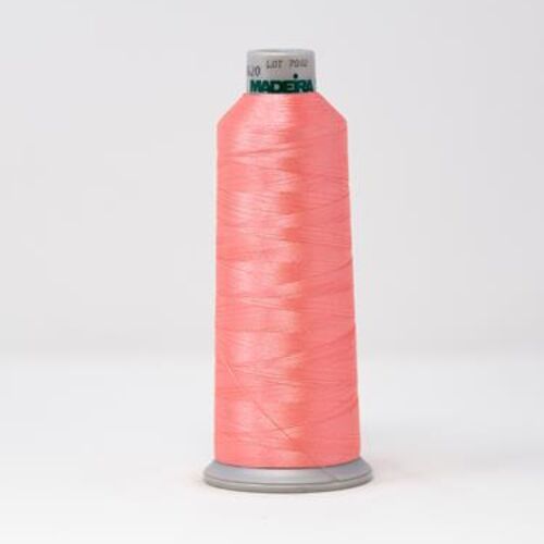 918-1620 MADEIRA POLYNEON #40 WEIGHT (5500 yard) CONE Pink Thumbnail