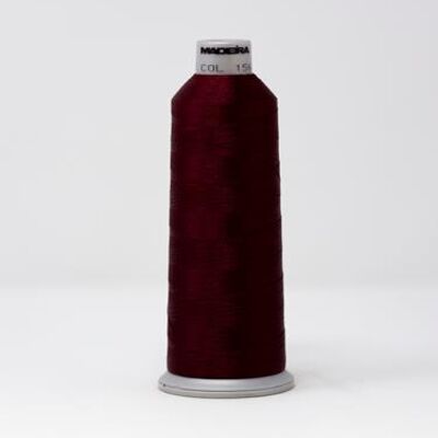 918-1567 MADEIRA POLYNEON #40 WEIGHT (5500 yard) CONE Red Thumbnail