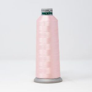 918-1713 MADEIRA POLYNEON #40 WEIGHT (5500 yard) CONE Beige/Pink Thumbnail