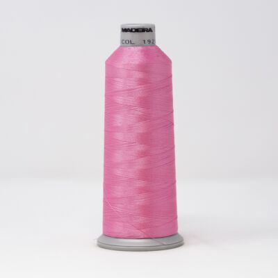 918-1921 MADEIRA POLYNEON #40 WEIGHT (5500 yard) CONE Pink Thumbnail