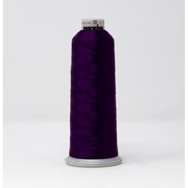 918-1633 MADEIRA POLYNEON #40 WEIGHT (5500 yard) CONE Purple Thumbnail