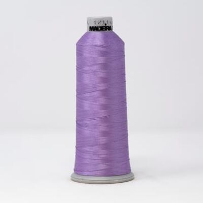 918-1711 MADEIRA POLYNEON #40 WEIGHT (5500 yard) CONE Purple Thumbnail