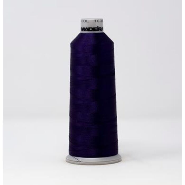 918-1634 MADEIRA POLYNEON #40 WEIGHT (5500 yard) CONE Purple Thumbnail