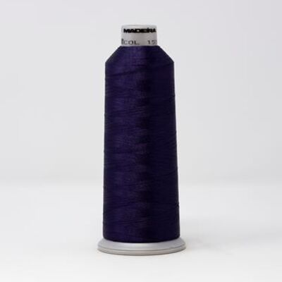 918-1553 MADEIRA POLYNEON #40 WEIGHT (5500 yard) CONE Purple Thumbnail