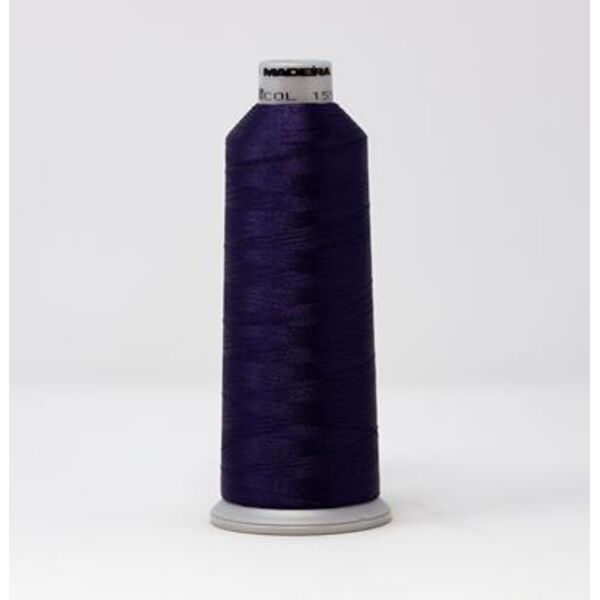 918-1553 MADEIRA POLYNEON #40 WEIGHT (5500 yard) CONE Purple Thumbnail